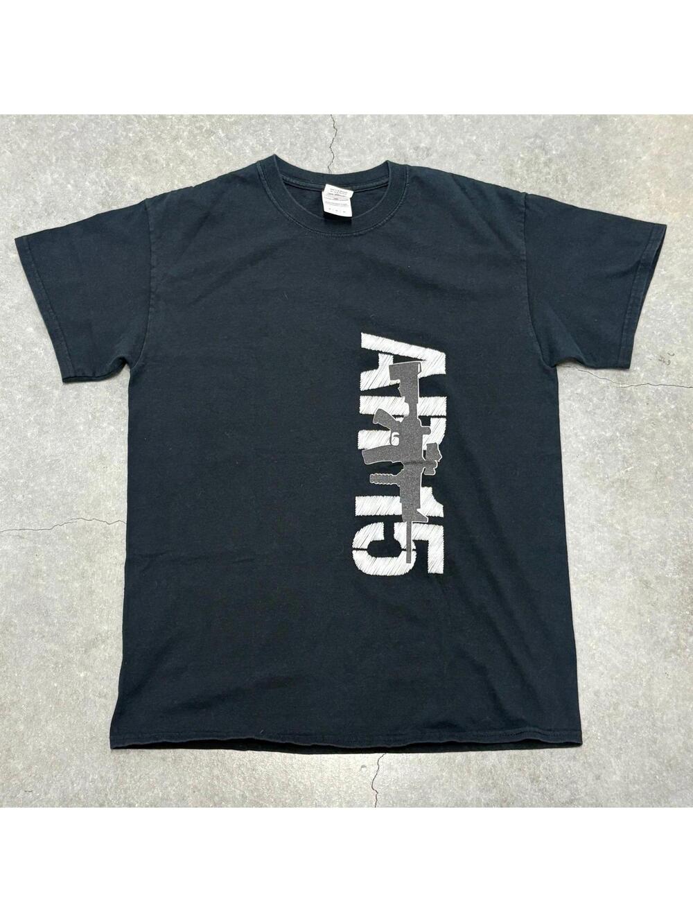 Gildan AR15 Automatic Weapon Logo T Shirt